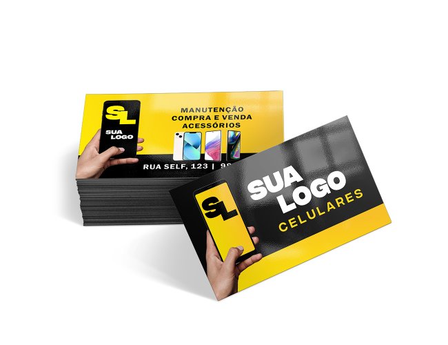 CARTES DE VISITA COUCH 300G VERNIZ UV TOTAL FRENTE E VERSO - 4X4