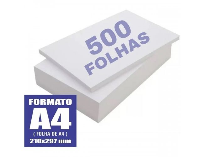 PAPEL A4 BRANCO 75G 500 FOLHAS