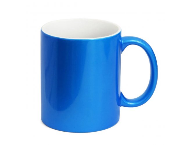 Caneca Metalizada Importada Azul - 325ml