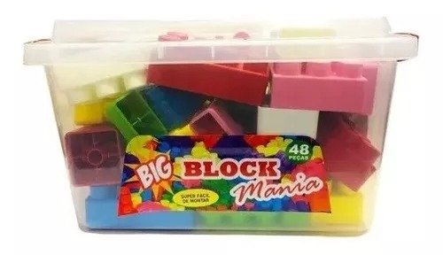 Big Blocos De Montar Big Block Mania Com 48